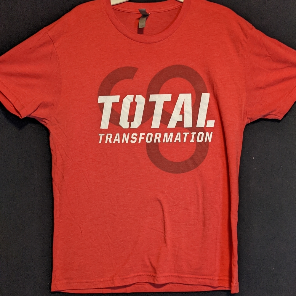 Camp Gladiator Total Transformation Graphic Logo T shirt Men's Medium